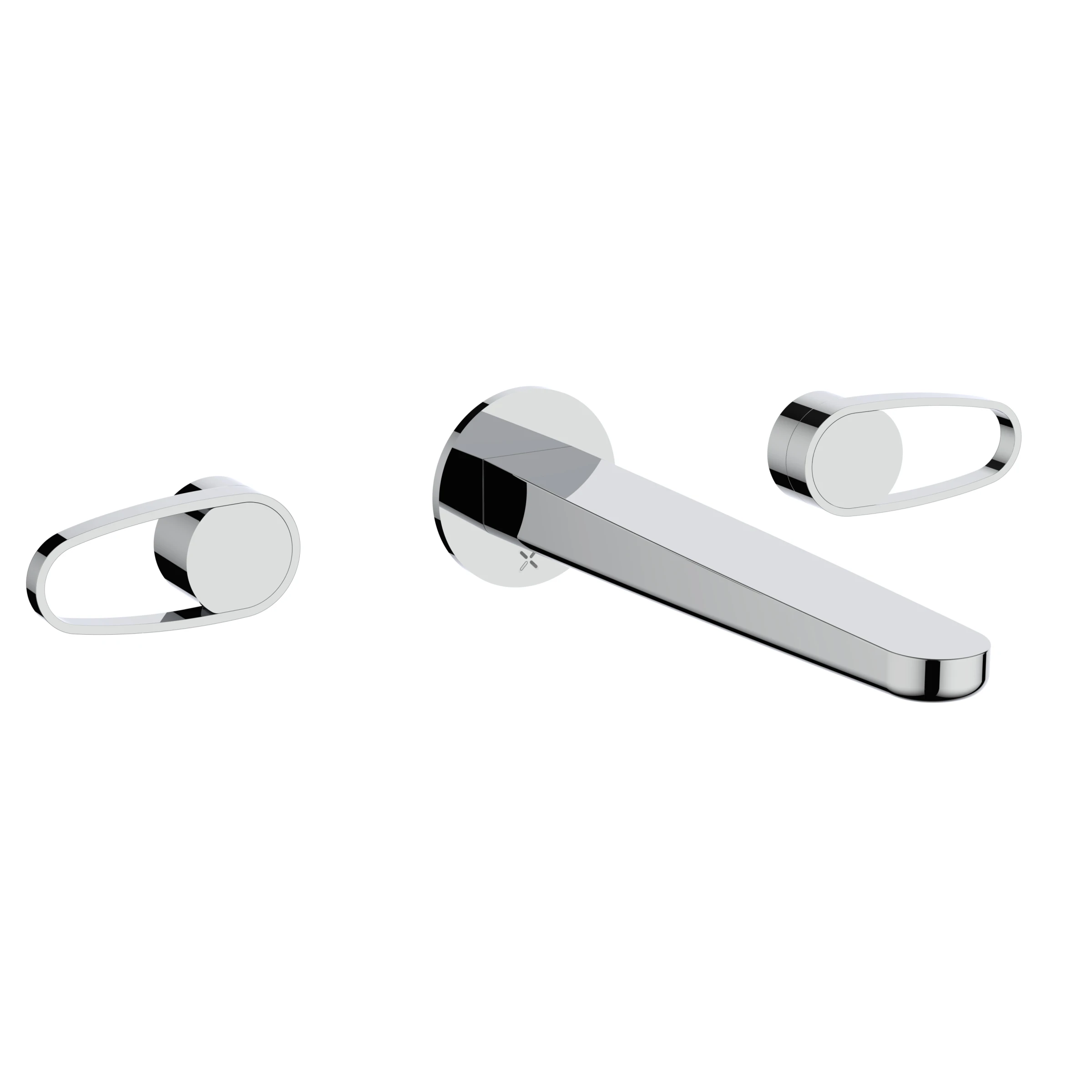 Crosswater Lazo Basin 3 Hole Set Trim Chrome