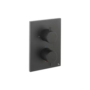Crosswater Crossbox Mpro 2 Outlet Trim & Levers Matt Black