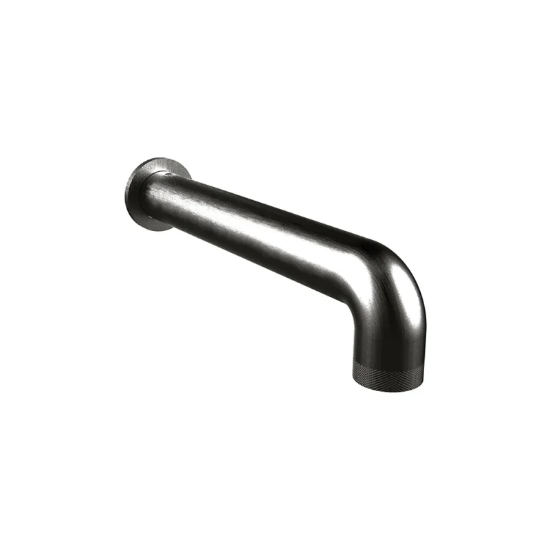 Crosswater Union Bath Spout 247mm Brushed Black Chrome product image - Image 1