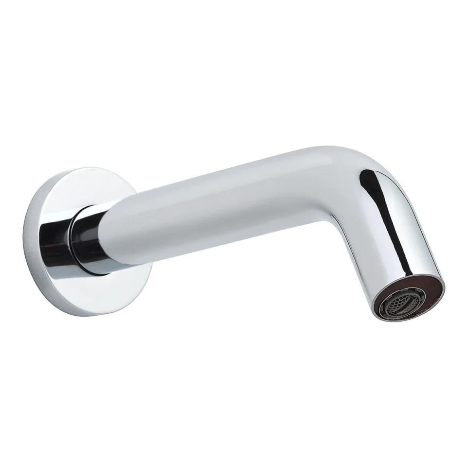 Just Taps React Sensor Wall Spout Mains And Battery Operated Chrome detail view - Image 5