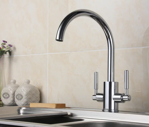 Just Taps Newbury Sink Mixer Swivel Spout Chrome