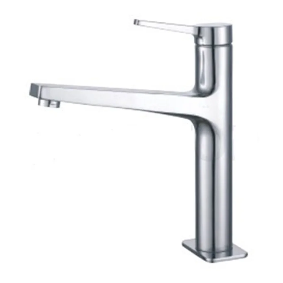 Just Taps Omega High Neck Single Lever Sink Mixer detail view - Image 1