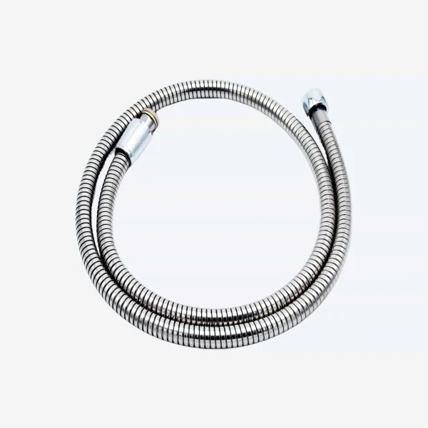 Just Taps Plastic Coated Shower Hose 1.25M Chrome