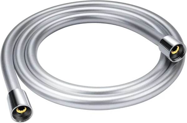 Just Taps Plastic Coated Shower Hose 1.60M Chrome