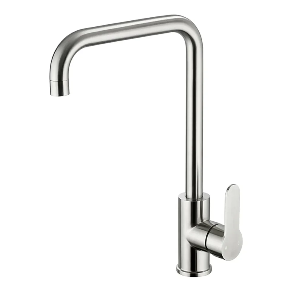 Just Taps Inox Mono Single Lever Sink Mixer Swivel Spout detail view - Image 5