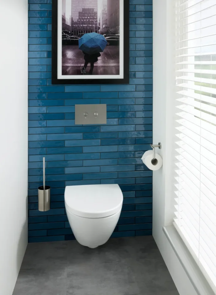 Just Taps Inox Toilet Brush Holder Wall Mounted detail view - Image 5