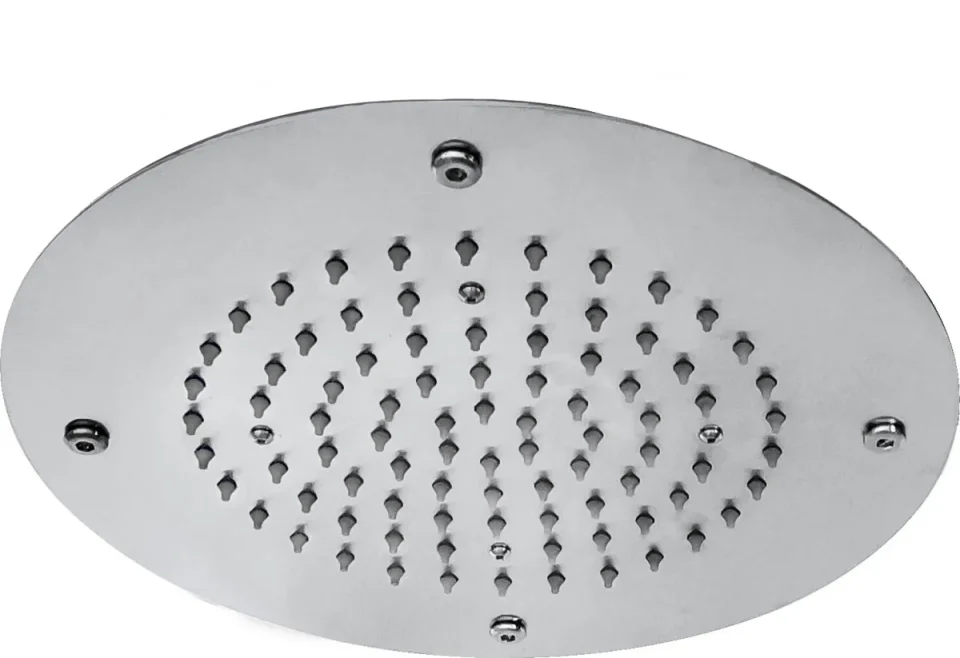 Just Taps Inox Ceiling Mounted Overhead Shower 300mm detail view - Image 1