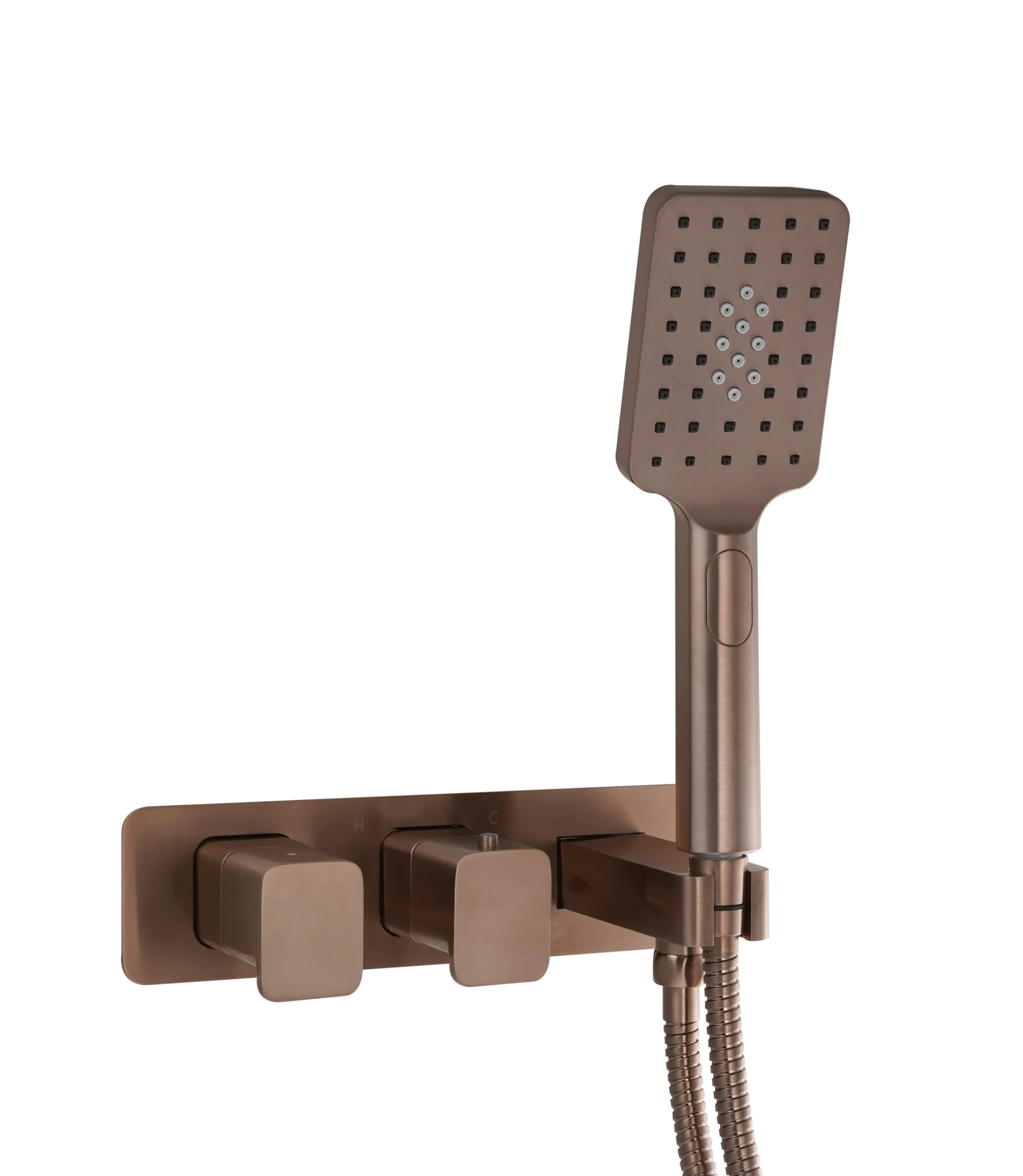 Just Taps Hix Thermostatic Concealed 2 Outlet Shower Valve