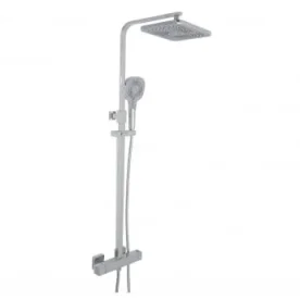 Just Taps Hix Thermostatic Bar Valve 2 Outlets Adjustable Riser Chrome detail view - Image 4