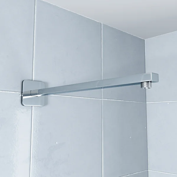 Just Taps Hix Square Shower Arm Chrome