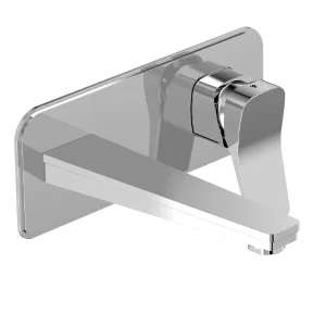 Just Taps Hix Single Lever Wall Mounted Basin Mixer, Mp 0.5 Chrome