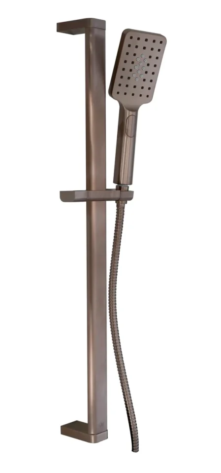 Just Taps Hix Slide Rail Kit Without Bottom Outlet Brushed Bronze detail view - Image 1