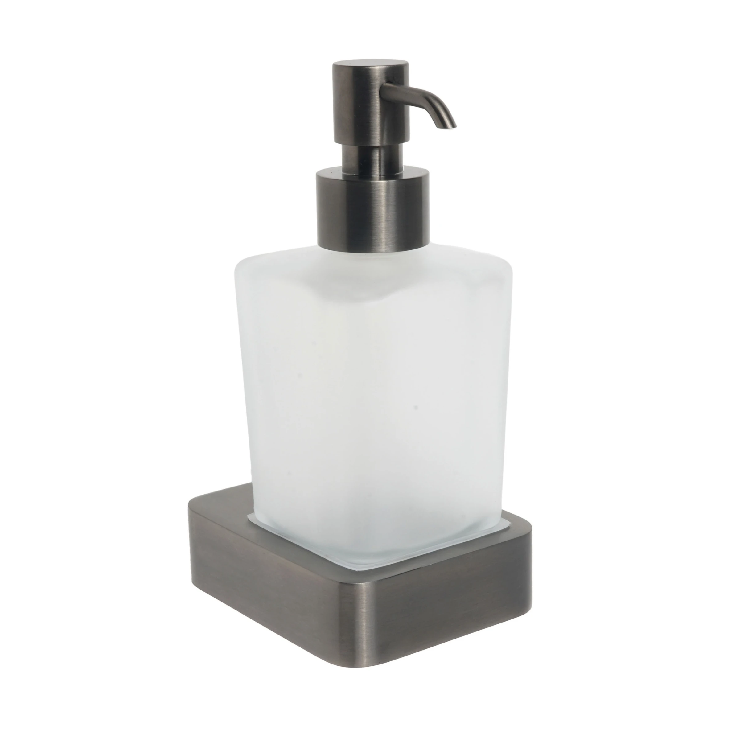 Just Taps Hix Soap Dispenser & Holder Brushed Black