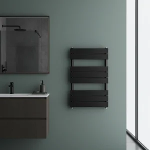 Just Taps Hix Radiator Matt Black 800 X 500