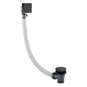 Just Taps Hix Click Clack Bath Waste Matt Black