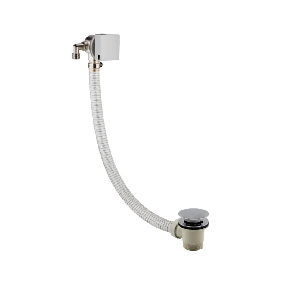 Just Taps Hix Exofil Wth Built In Pop-Up Waste Chrome detail view - Image 1