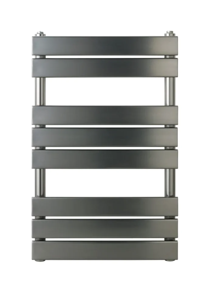 Just Taps Hix Radiator Brushed Black 800 X 500 detail view - Image 5