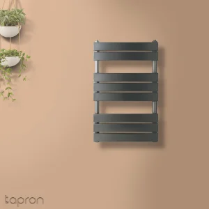 Just Taps Hix Radiator Brushed Black 800 X 500