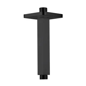 Just Taps Hix Ceiling Shower Arm 150mm Matt Black