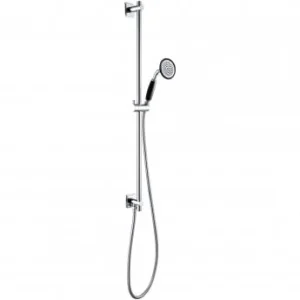 Just Taps Grosvenor Slide Rail Kit With Single Function Handset And Shower Hose Chrome