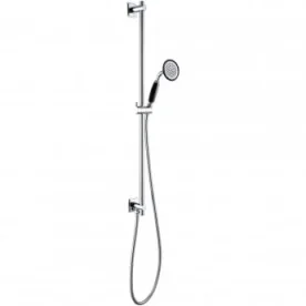 Just Taps Grosvenor Slide Rail Kit With Single Function Handset And Shower Hose Chrome
