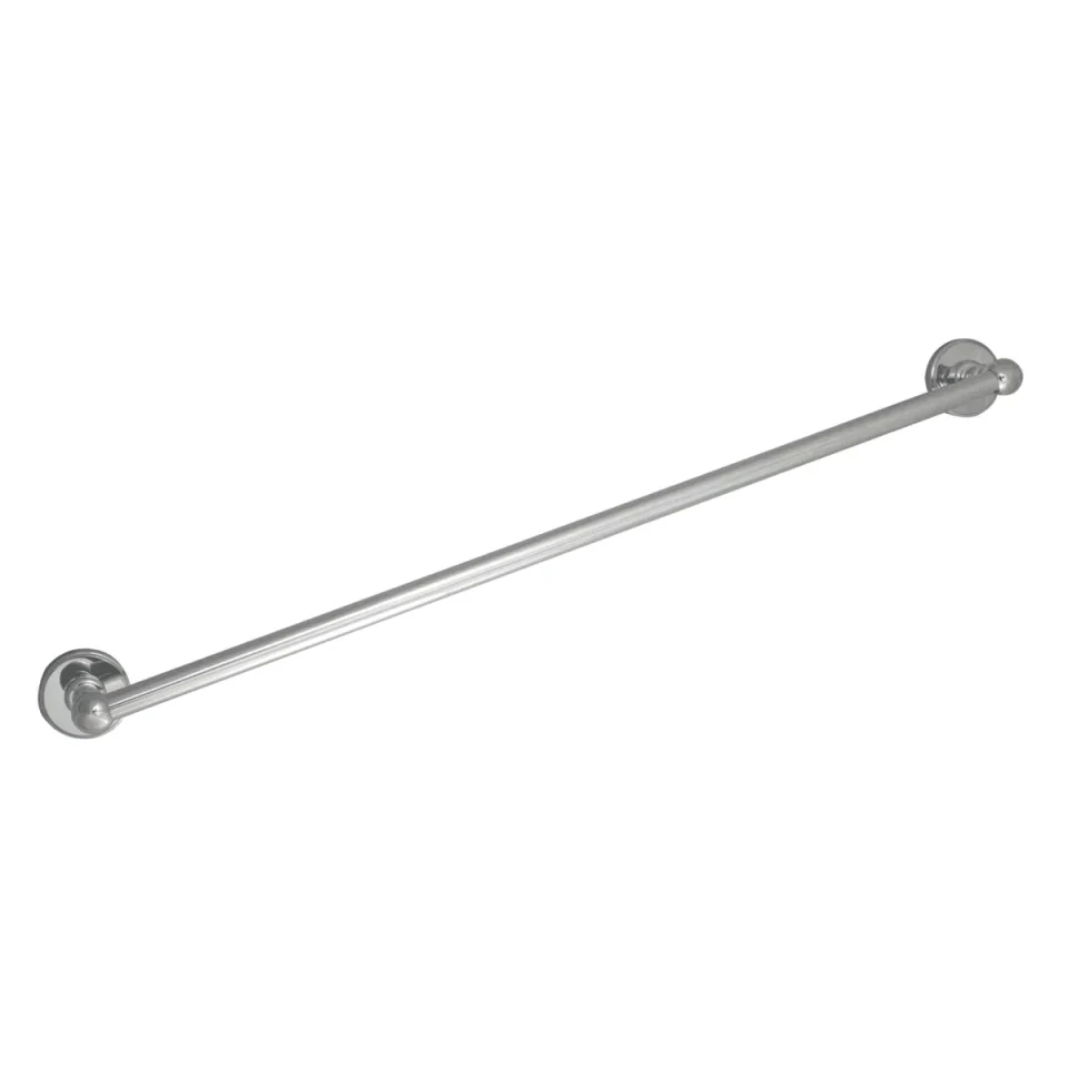 Just Taps Grosvenor Towel Bar 600mm Chrome detail view - Image 1