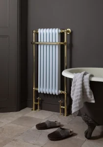 Just Taps Grosvenor Radiator 1130 X 553 X 230 Antique Brass