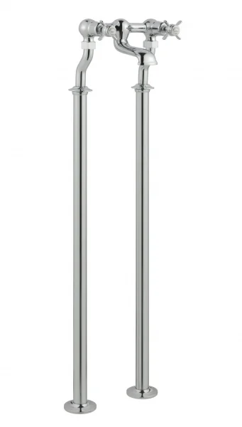 Just Taps Grosvenor Pinch Freestanding Bath Filler Chrome
