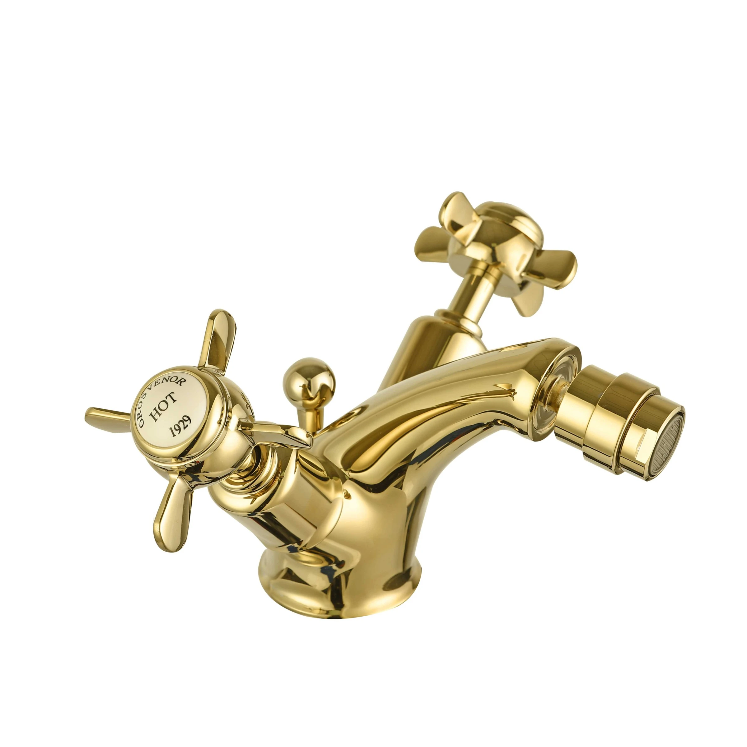 Just Taps Grosvenor Pinch Bidet Mixer With Pop Up Waste