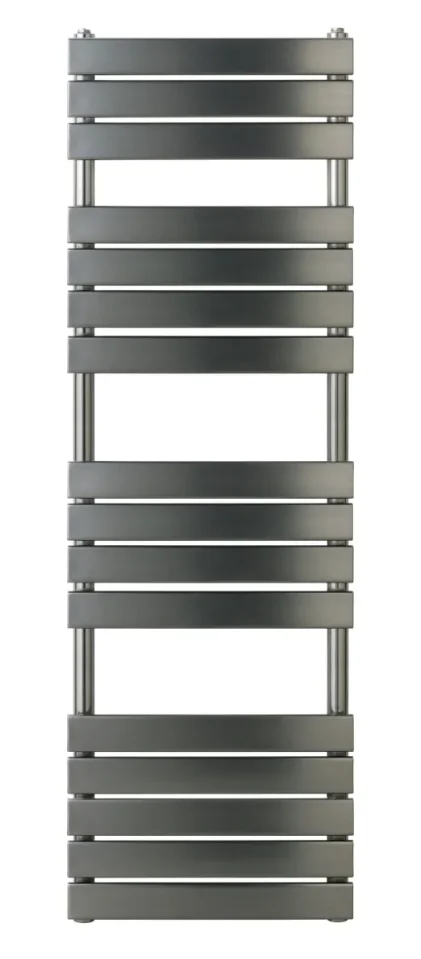 Just Taps Hix Radiator Brushed Black 1600 X 500 detail view - Image 3