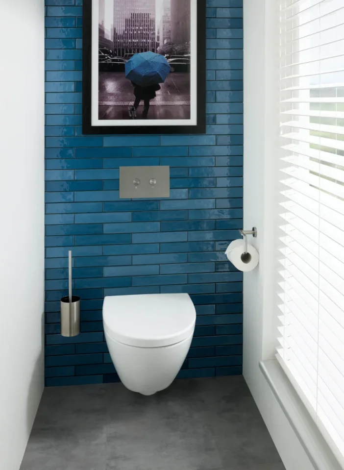 Just Taps Inox Toilet Brush Holder Wall Mounted detail view - Image 2