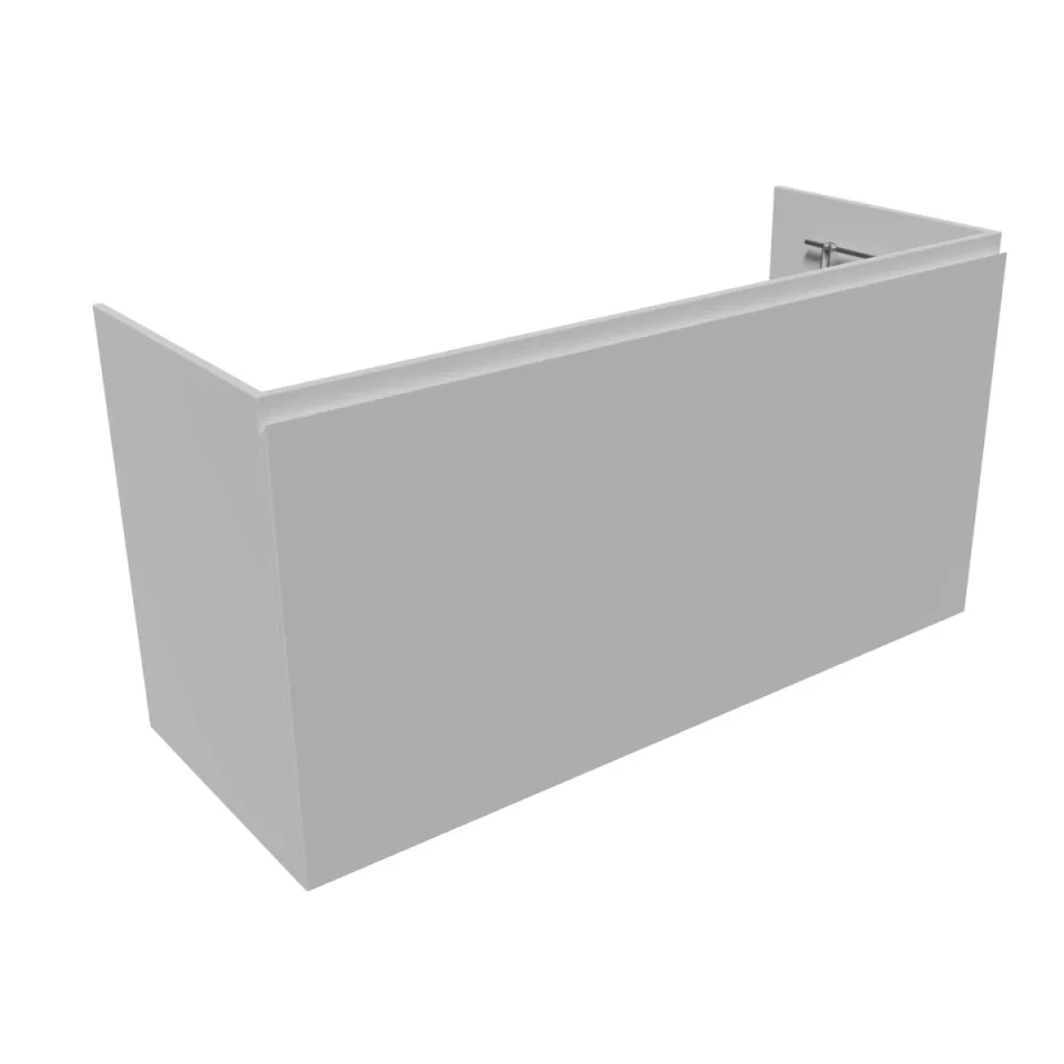 Faeber Mode Mini 900mm 1 Drawer Unit Matte White product image - Image 1