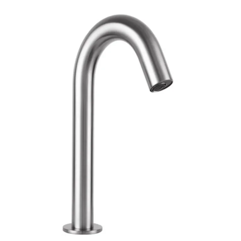 Just Taps React Sensor Deck Spout Mains And Battery Operated Inox product image - Image 2