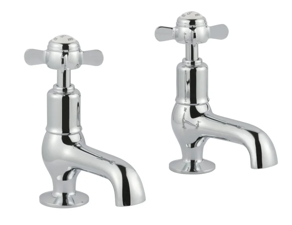 Just Taps Grosvenor Pinch Cloakroom Basin Taps Chrome product image - Image 2