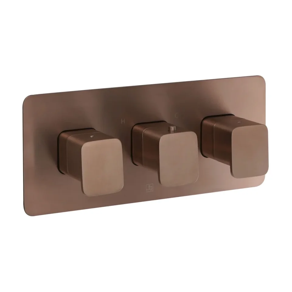 Just Taps Hix Thermostatic Concealed 3 Outlet Shower Valve product image - Image 2