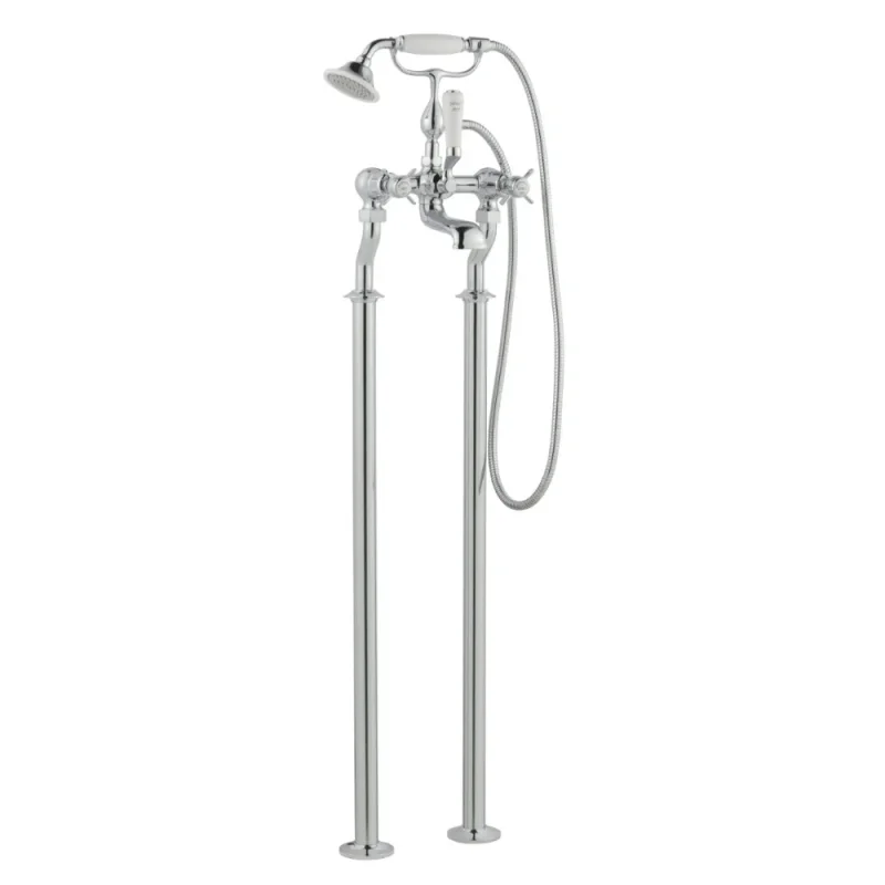 Just Taps Grosvenor Pinch Freestanding Bath Shower Mixer With Kit product image - Image 3