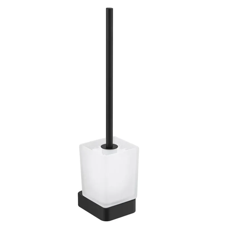 Just Taps Hix Toilet Brush Matt Black product image - Image 2