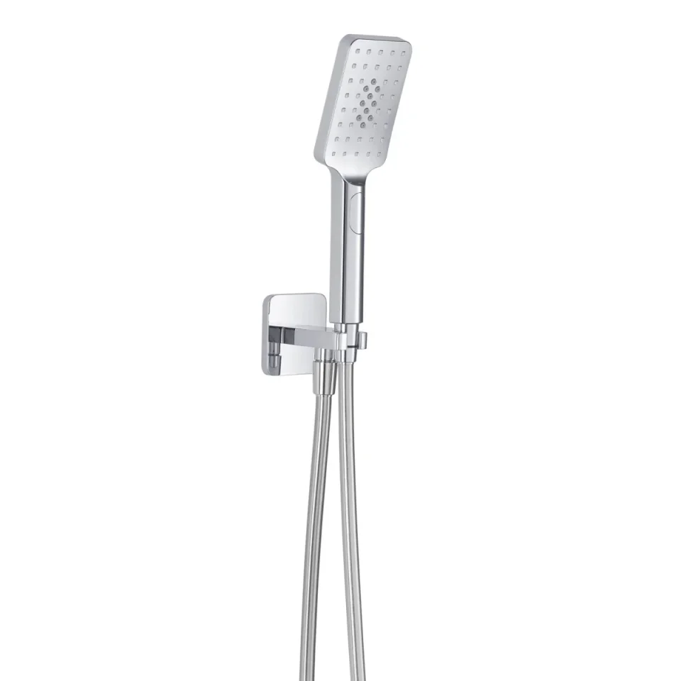 Just Taps Hix Square Shower Set Chrome product image - Image 2