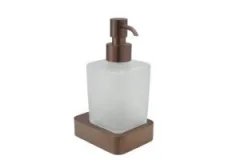 Just Taps Hix Soap Dispenser & Holder Brz product image - Image 2