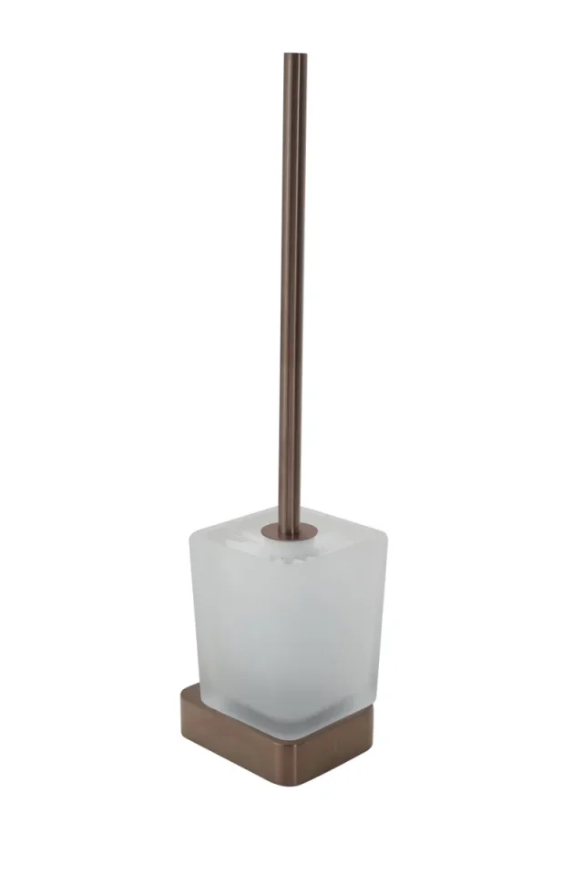 Just Taps Hix Toilet Brush Holder Brz product image - Image 2