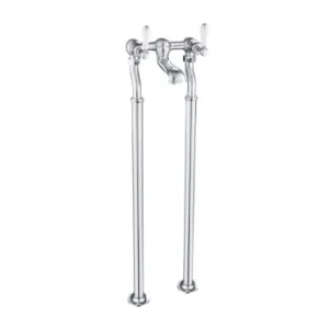 Just Taps Grosvenor Lever Freestanding Bath Filler Chrome