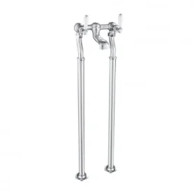 Just Taps Grosvenor Lever Freestanding Bath Filler Chrome