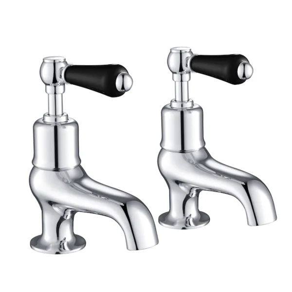 Just Taps Grosvenor Lever Bath Taps Matt Black
