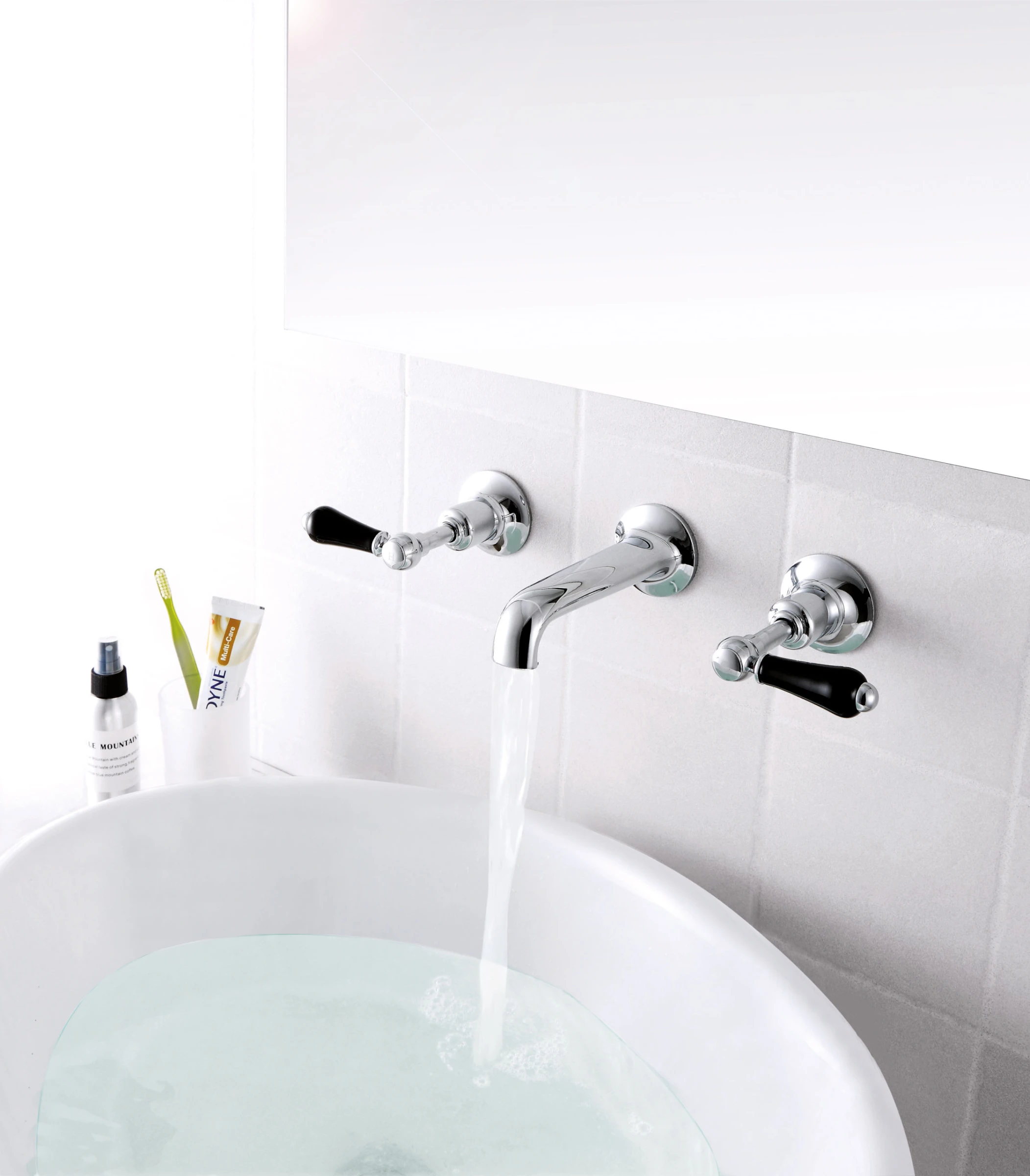 Just Taps Grosvenor Lever Concealed Wall Valves Matt Black