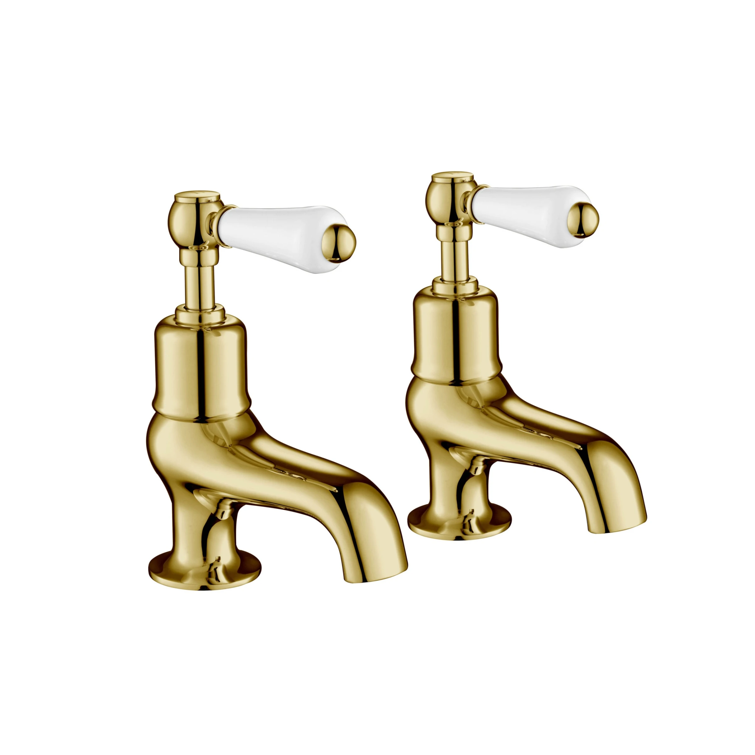 Just Taps Grosvenor Lever Bath Taps Light Gold