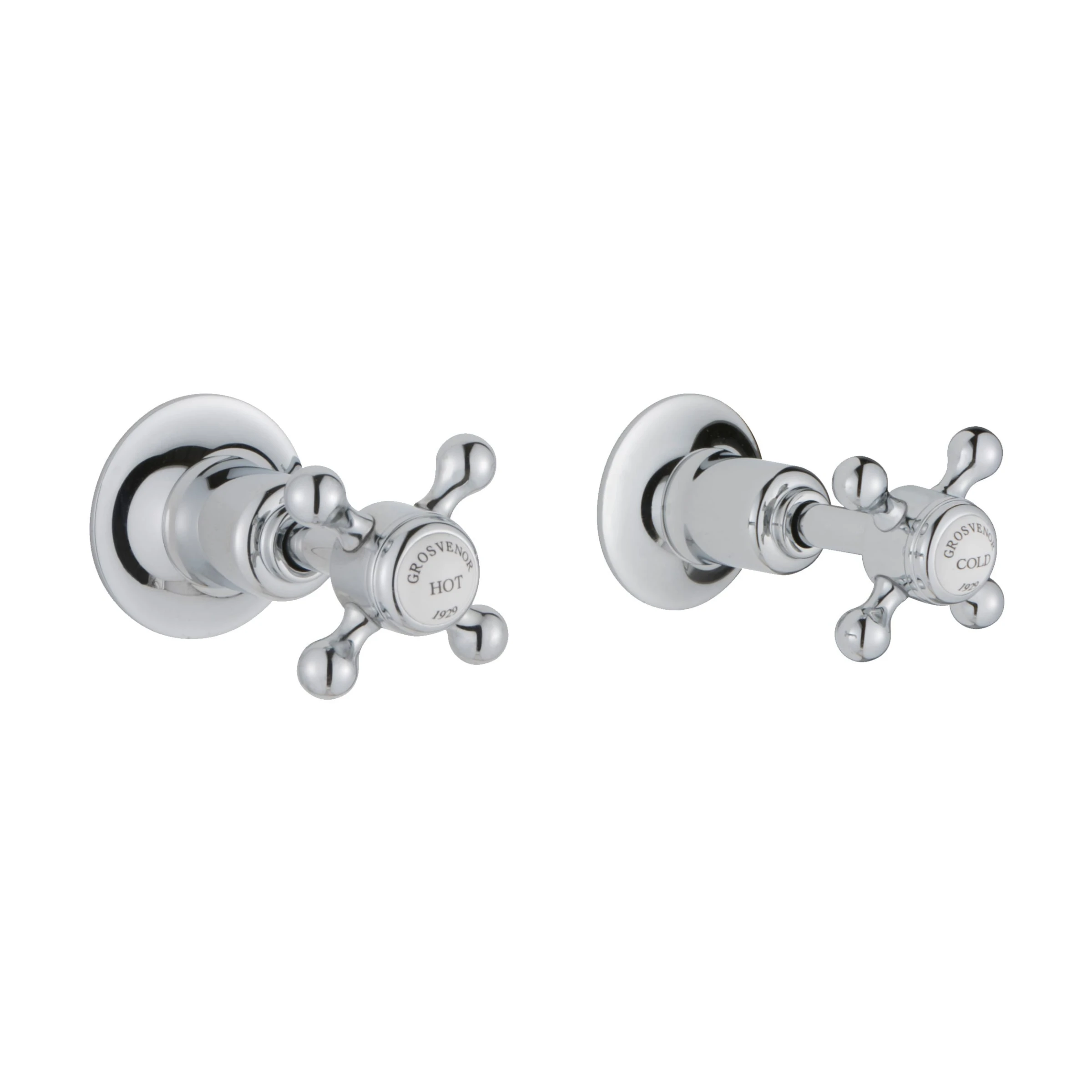 Just Taps Grosvenor Cross Concealed Wall Valves