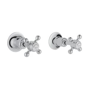 Just Taps Grosvenor Cross Concealed Wall Valves