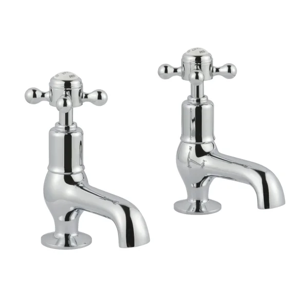 Just Taps Grosvenor Cross Cloakroom Basin Taps Chrome