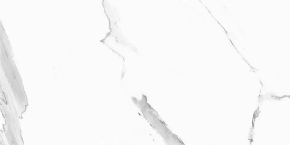 European Tiles Marmo STATUARIO LUX 30 X 60 Rectified Matte Tile detail view - Image 2