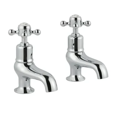Just Taps Grosvenor Cross Bath Taps Chrome
